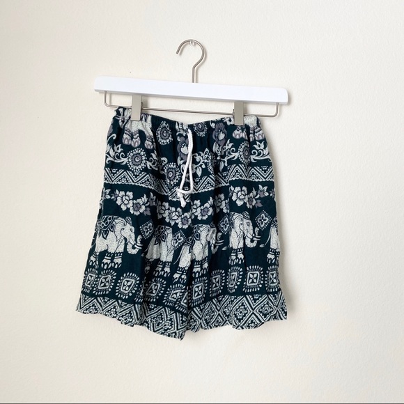 EARTHBOUND Pants - High Waisted Elephant Shorts